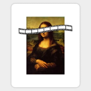 Mona Lisa With Film Strip Magnet